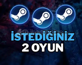 Kendi hesabınıza İstediğiniz 2 Steam Oyunu