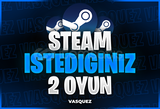 ⭐STEAM İSTEDİĞİNİZ 2 OYUN ⭐