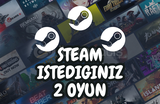 ⭐ STEAM | İSTEDİĞİNİZ 2 OYUN! ⭐