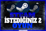 ⚡STEAM İSTEDİĞİNİZ 2 OYUN + GARANTİ⚡