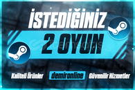 ✅ STEAM İSTEDİĞİNİZ 2 OYUN + GARANTİ ✅