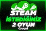 Steam İstediğiniz 2 Oyun + Garanti