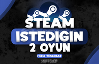 Steam İstediğiniz 2 Oyun [ GARANTİ + DESTEK ]