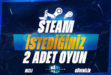 ⚡ Steam İstediğiniz 2 Oyun ⚡- Hızlı - Güvenilir