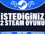 Steam İstediğiniz 2 Oyun [Garanti + Destek]
