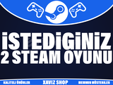 Steam İstediğiniz 2 Oyun [Sınırsız Garanti]