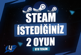 Steam İstediğiniz 2 Oyun [Sınırsız Garanti]