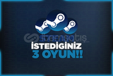 STEAM İSTEDİĞİNİZ 3 OYUN!!!
