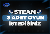 ⭐ STEAM İSTEDİĞİNİZ 3 OYUN ⭐