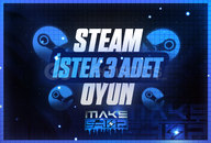 Steam İstediğiniz 3 Oyun 