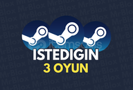 ⭐ Steam | İstediğiniz 3 Oyun + Garanti