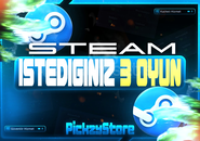 ⭐Steam İstediğiniz 3 Oyun+Garanti ✅⭐