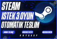 ⭐ İstediğiniz 3 Oyun [Garanti - Destek]