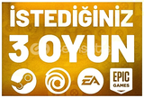 ⭐Steam İstediğiniz 3 Oyun [Sınırsız Garanti]⭐