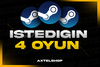 ⭐STEAM İSTEDİĞİNİZ 4 ADET OYUN + GARANTİ⭐