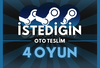 STEAM İSTEDİĞİNİZ 4 OYUN + GARANTİ 