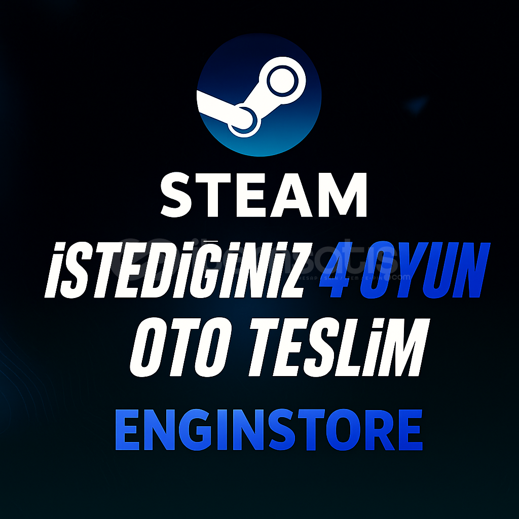 İstediğiniz 4 Oyun | OTO TESLİM GARANTİ  İstediğiniz 4 Oyun | OTO TESLİM GARANTİ