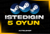 ⭐STEAM İSTEDİĞİNİZ 5 ADET OYUN + GARANTİ⭐