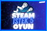 ⭐️STEAM İstediğiniz 5 Oyun + Garanti & Destek⭐️