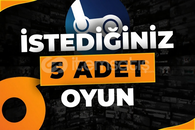 STEAM İSTEDİĞİNİZ 5 OYUN | GARANTİLİ + Destek