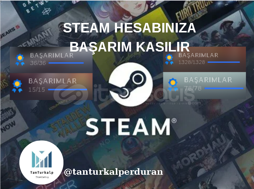 Steam İstediğiniz Oyunlarınıza başarım kasılır Steam İstediğiniz Oyunlarınıza başarım kasılır