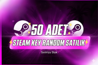 ⭐{STEAM}⭐KEY 50 ADET (TANESİ 6 TL)