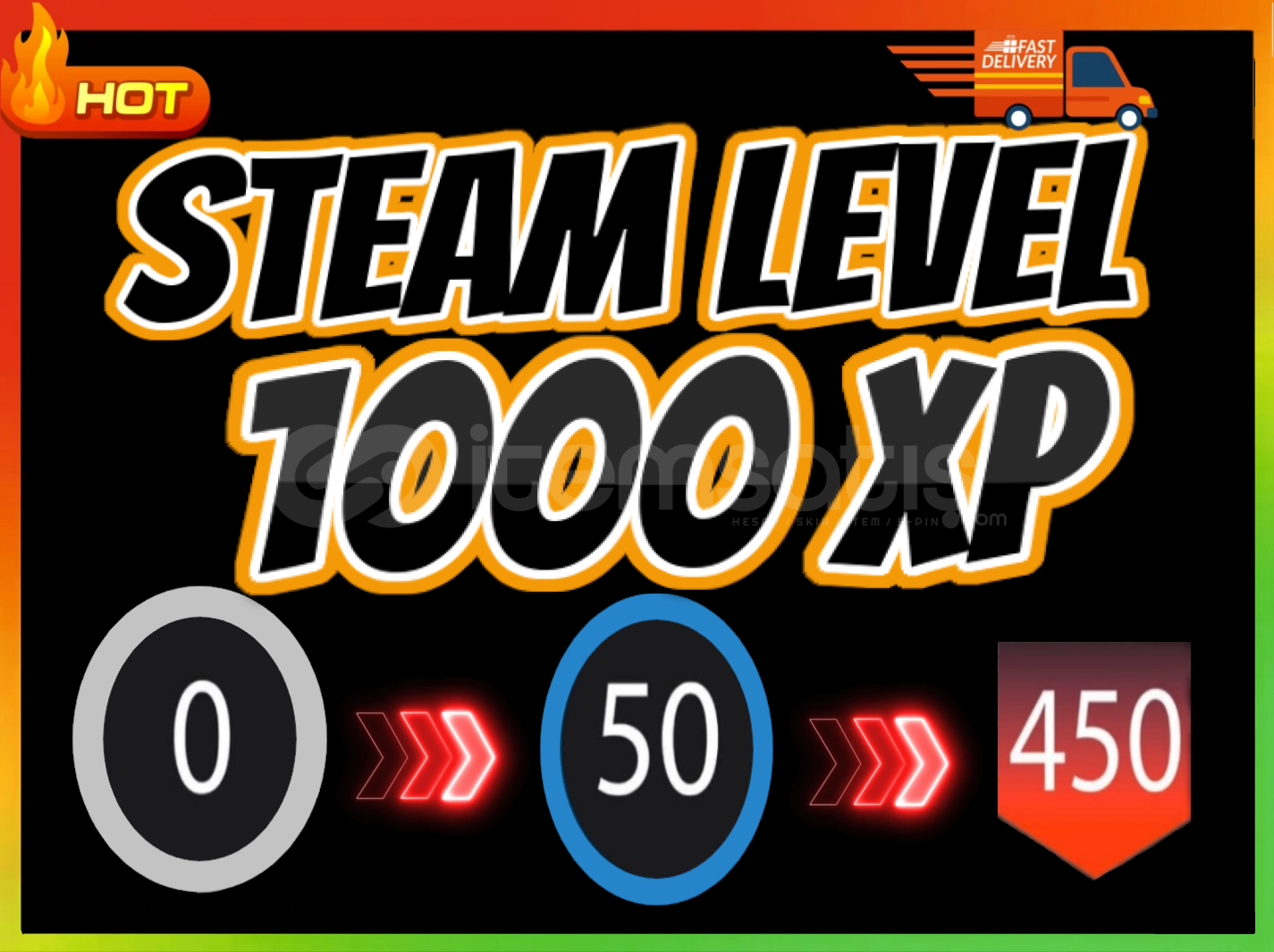⚡Steam Level Boost ✨10 Set 1000 XP⚡ ⚡Steam Level Boost ✨10 Set 1000 XP⚡