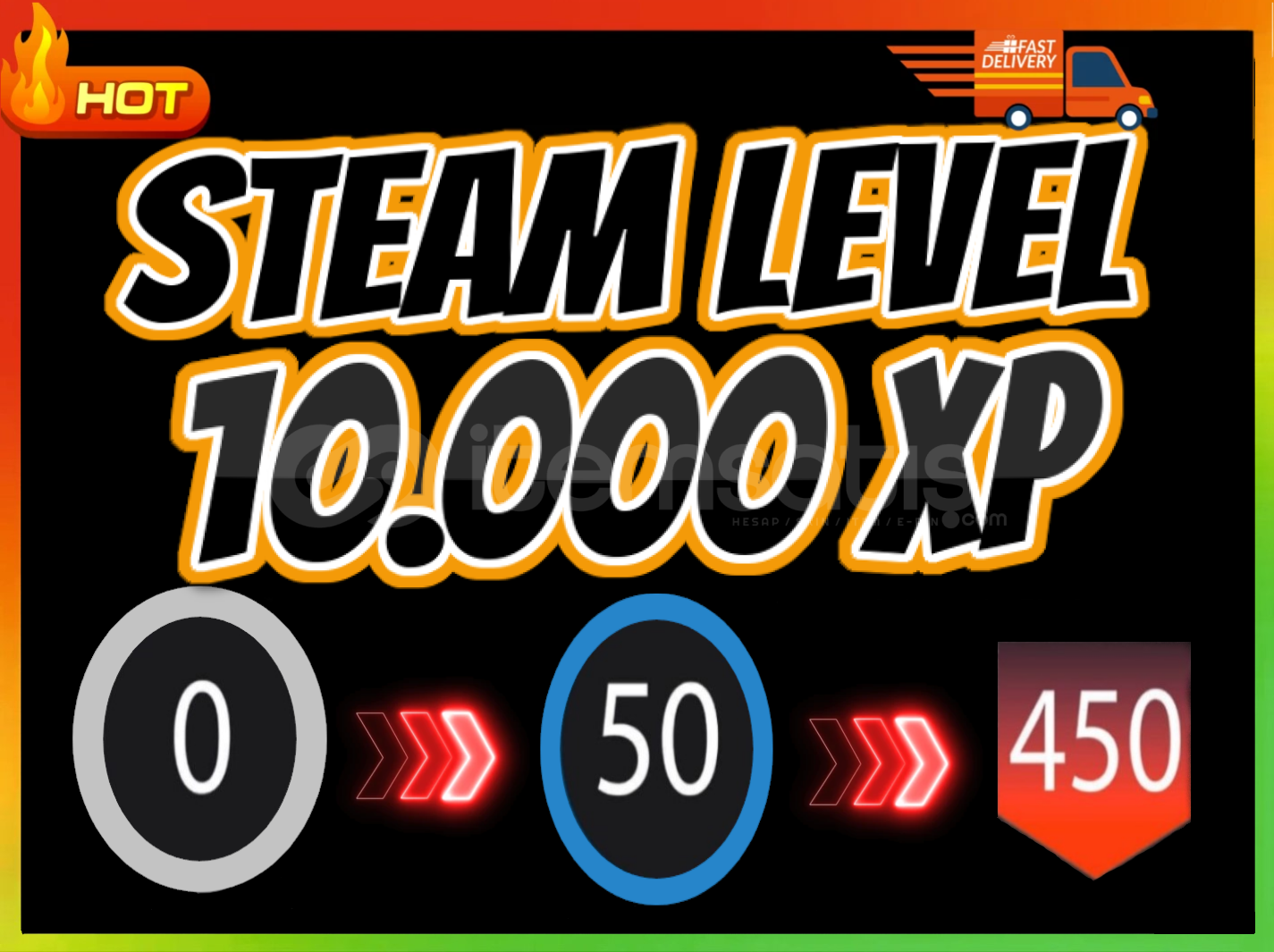⚡Steam Level Boost ✨100 Set 10000XP⚡ ⚡Steam Level Boost ✨100 Set 10000XP⚡