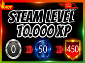 ⚡Steam Level Boost ✨100 Set 10000XP⚡