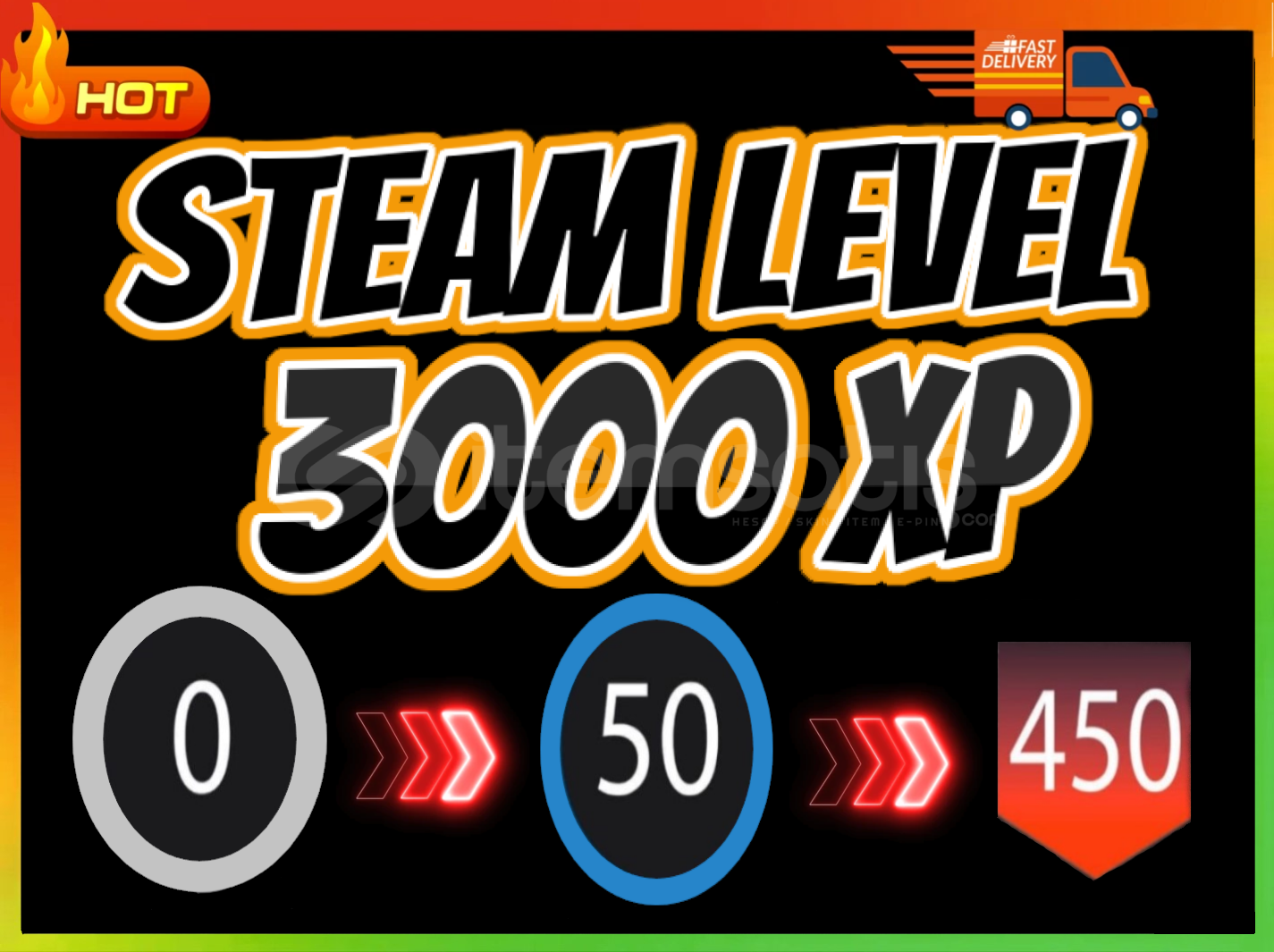 ⚡Steam Level Boost ✨30 Set 3000 XP⚡ ⚡Steam Level Boost ✨30 Set 3000 XP⚡
