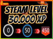 ⚡Steam Level Boost✨ 300 Set 30000XP⚡