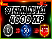 ⚡Steam Level Boost ✨40 Set 4000 XP⚡