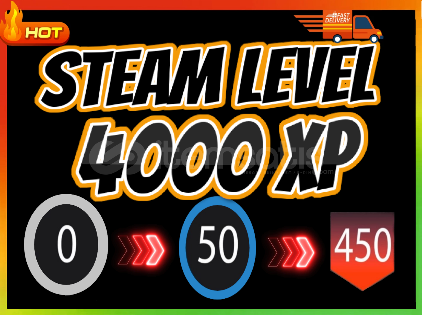 ⚡Steam Level Boost ✨40 Set 4000 XP⚡ ⚡Steam Level Boost ✨40 Set 4000 XP⚡