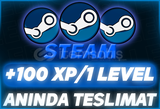 ⭐ Steam Level Boost Hizmeti | 300XP [Anında]