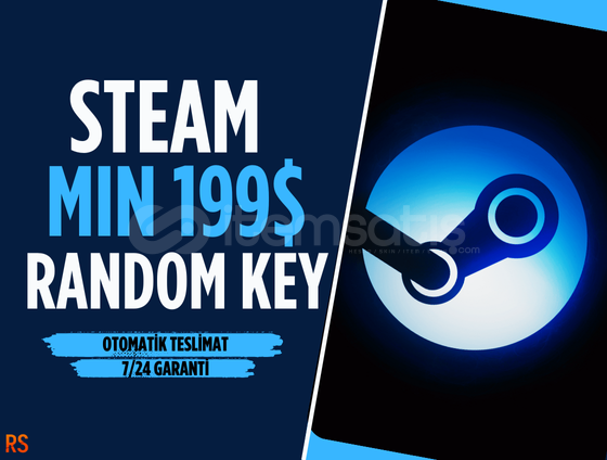 Steam 199$ Random Key / Garanti Steam 199$ Random Key / Garanti