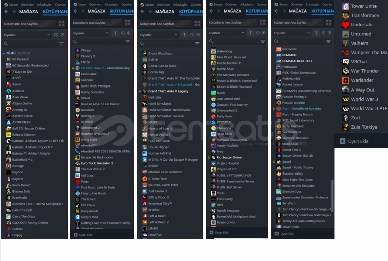 STEAM ÖMÜRLÜK HESAP UYGUNA !!!! (PAZARLIK OLUR) STEAM ÖMÜRLÜK HESAP UYGUNA !!!! (PAZARLIK OLUR)