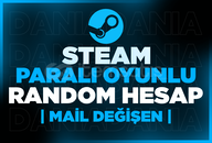 ✅Steam Paralı Oyunlu⭐Random Hesap