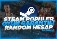 STEAM ★ POPULER OYUN GARANTİLİ ★ RANDOM HESAP!