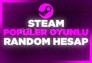  ✅Steam Popüler Oyunlu⭐Random Hesap