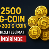 STEAM PUBG 2500 G-COIN +200 G-COIN
