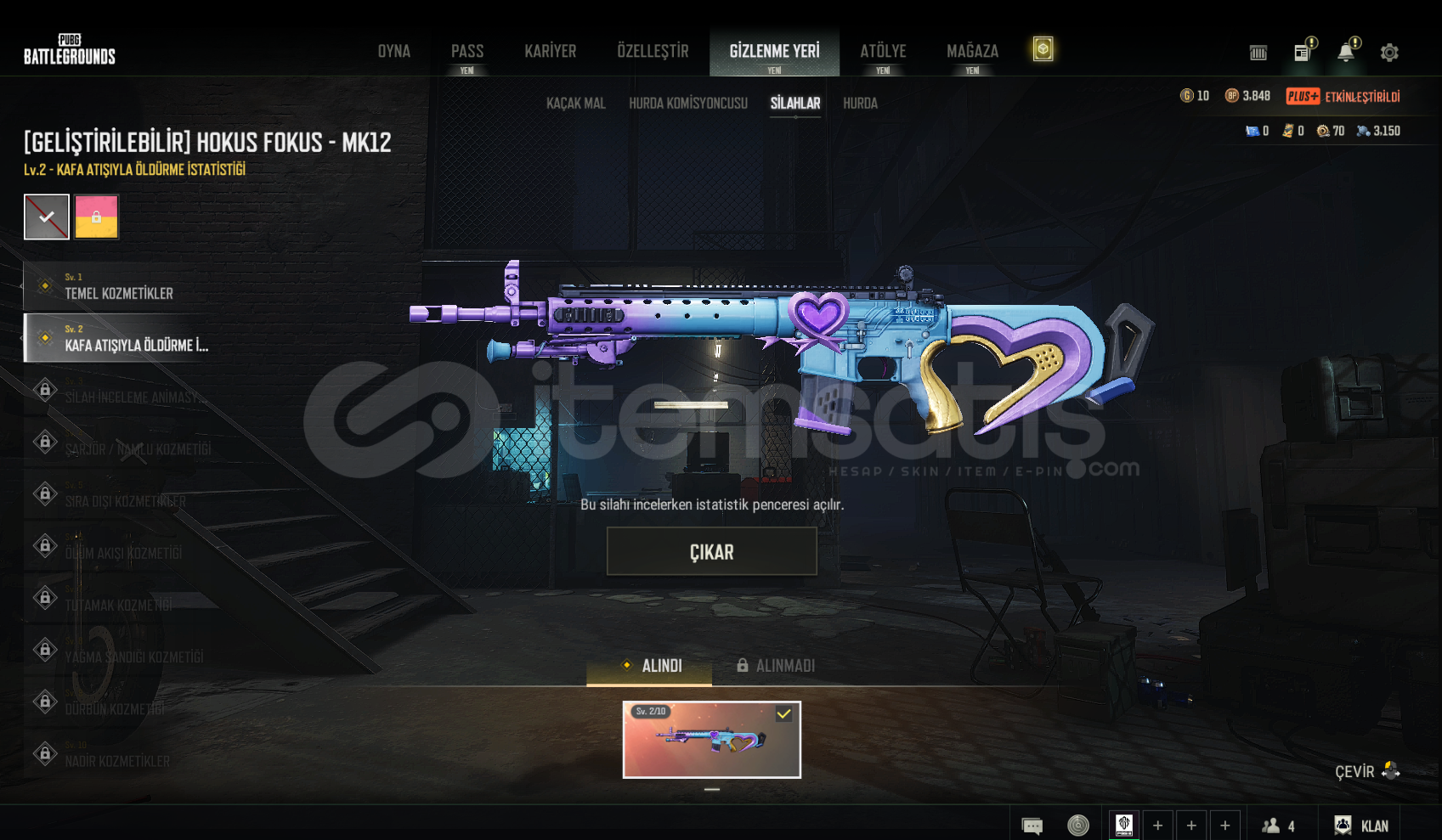 STEAM PUBG HESAP PGLI BOL SKİNLİİ WHTLSTDE STEAM PUBG HESAP PGLI BOL SKİNLİİ WHTLSTDE