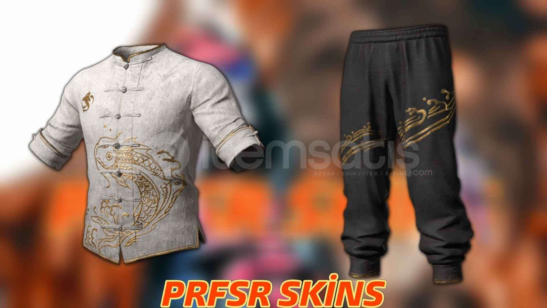 STEAM PUBG KOİ PRİNT X WATER PANTS STEAM PUBG KOİ PRİNT X WATER PANTS