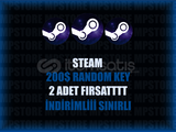 Steam Random 2 Adet key süreli ilan