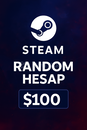 ⭐Steam Random Hesap – $100 Değerinde⭐