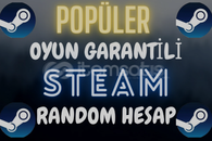 ⭐POPÜLER OYUNLU⭐STEAM RANDOM HESAP (GARANTİLİ)