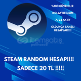 ⭐Steam Random Hesap Kaliteli Oyun Garantili⭐