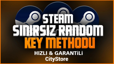 Steam Sınırsız Random Key Method