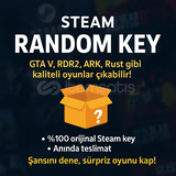STEAM RANDOM KEY GTA V RDR2 KALİTELİ OYUNLAR