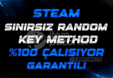 Steam Random key Method 100% Çalışıyor