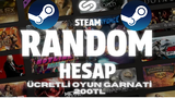 STEAM Random Mailli Hesap! Ücretli Oyun Garanti